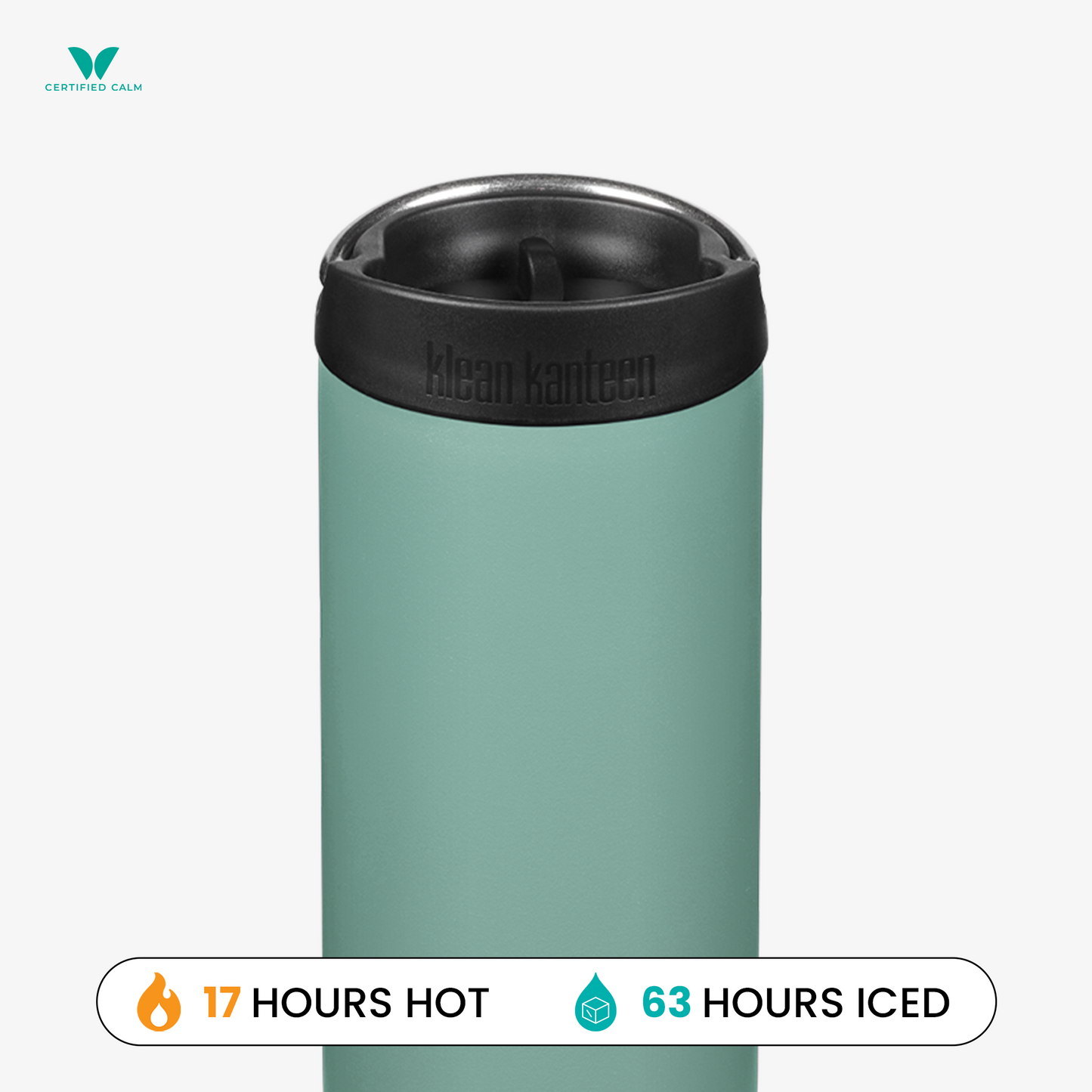 Klean Kanteen 20oz TKWide Insulated Tumbler with Café Cap