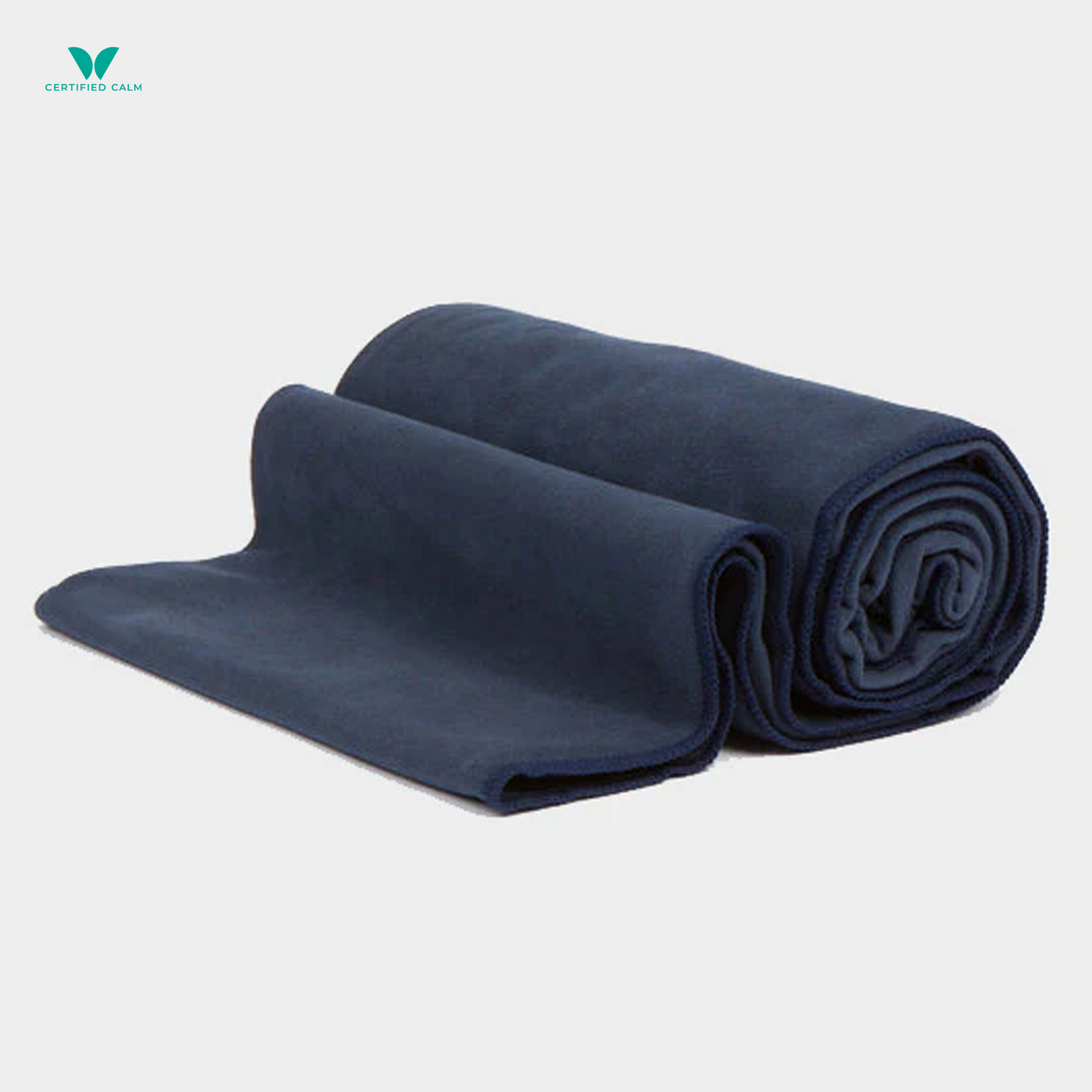 Manduka eQua® Hot Yoga Mat Towel - Midnight