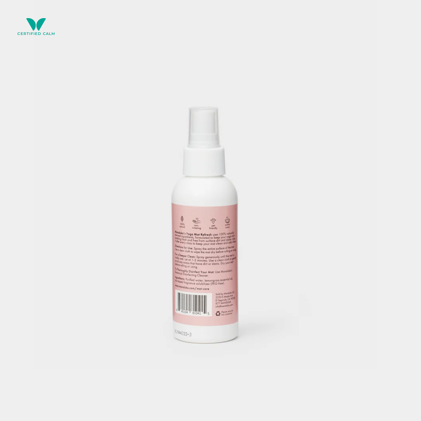 Manduka Mat Wash & Refresh Lemongrass