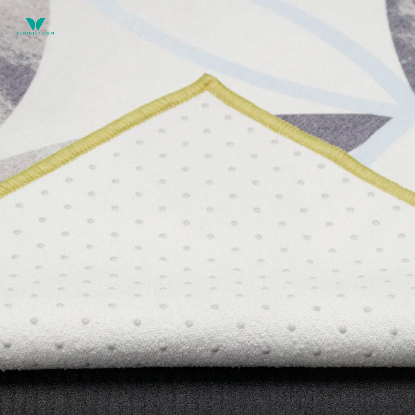 Manduka Yogitoes+ Repreve® Yoga Mat Towel - White Light