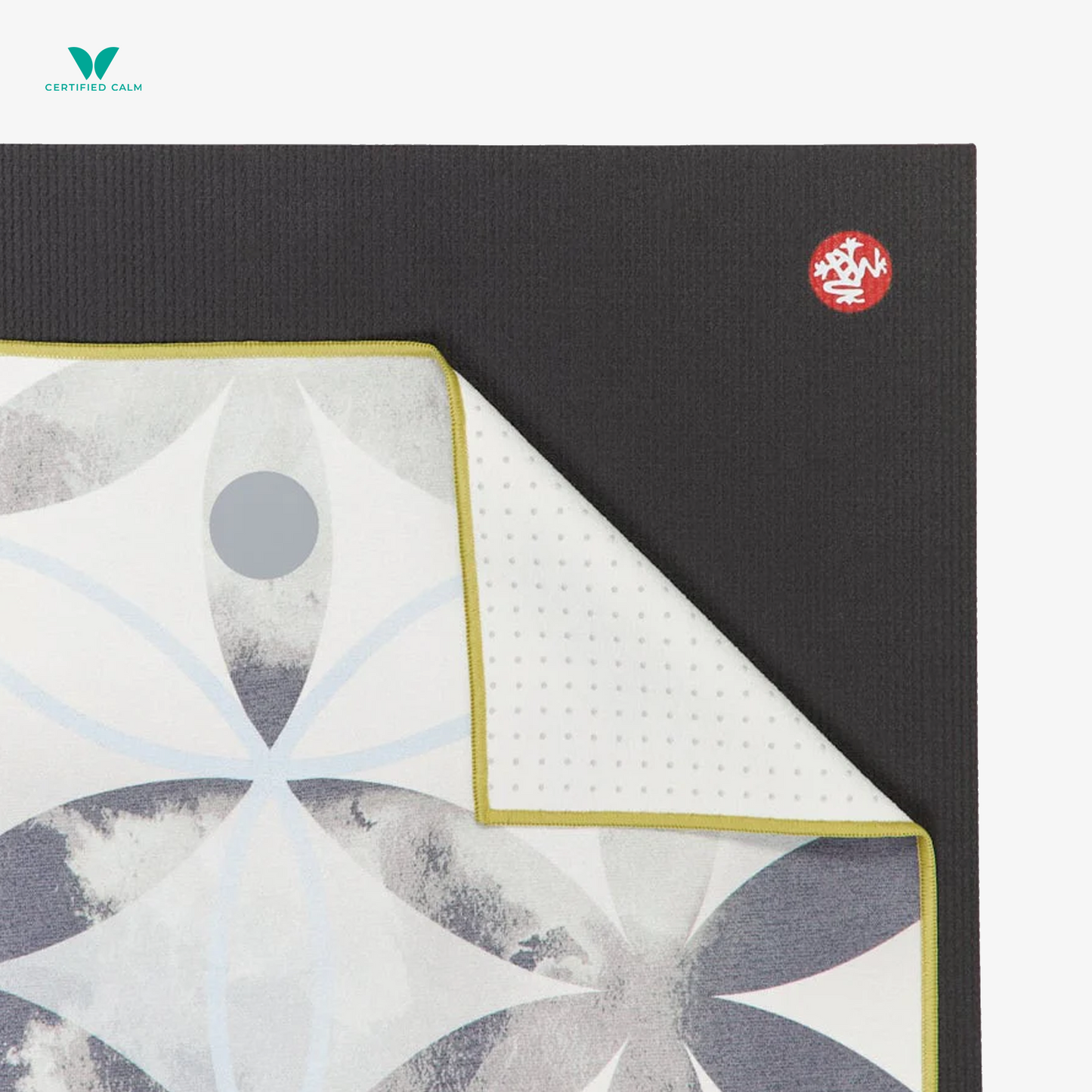 Manduka Yogitoes+ Repreve® Yoga Mat Towel - White Light