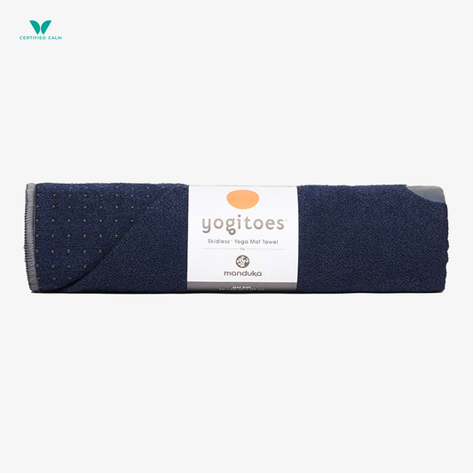 Manduka Yogitoes® Skidless Yoga Mat Long Towel 79'' - Midnight