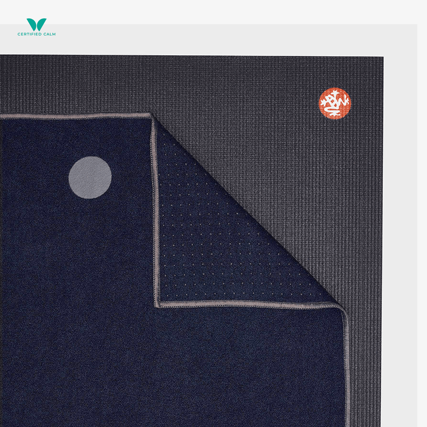 Manduka Yogitoes® Skidless Yoga Mat Long Towel 79'' - Midnight