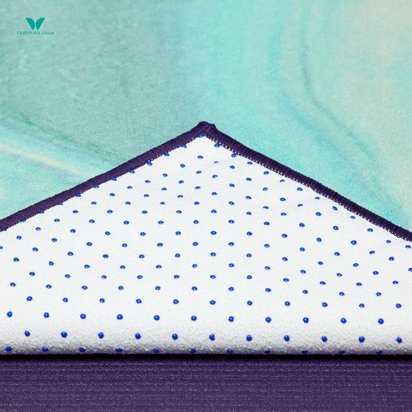 Manduka Yogitoes® Skidless Mat Towel 71" - Amethyst Intuition 2.0