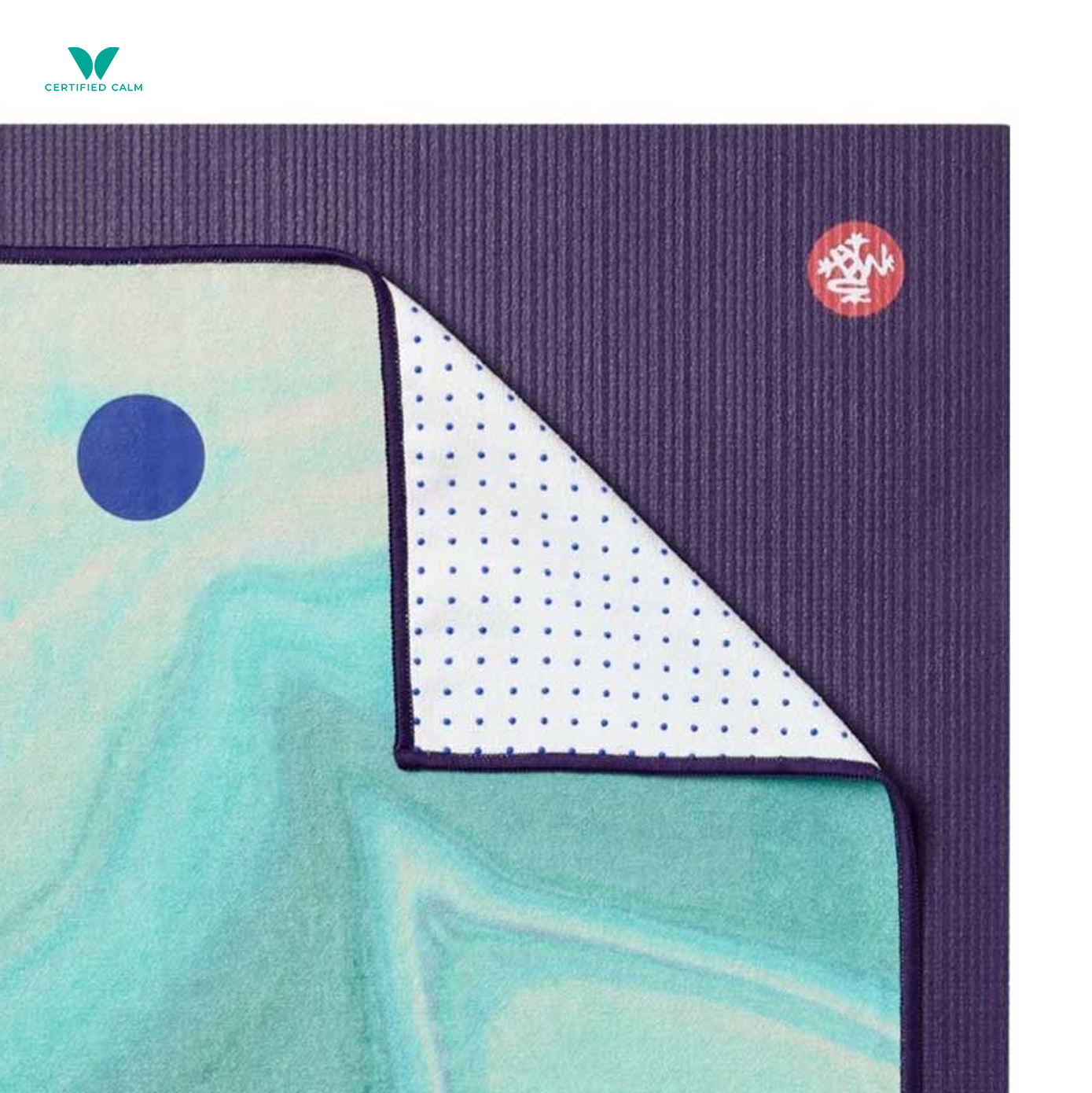 Manduka Yogitoes® Skidless Mat Towel 71" - Amethyst Intuition 2.0