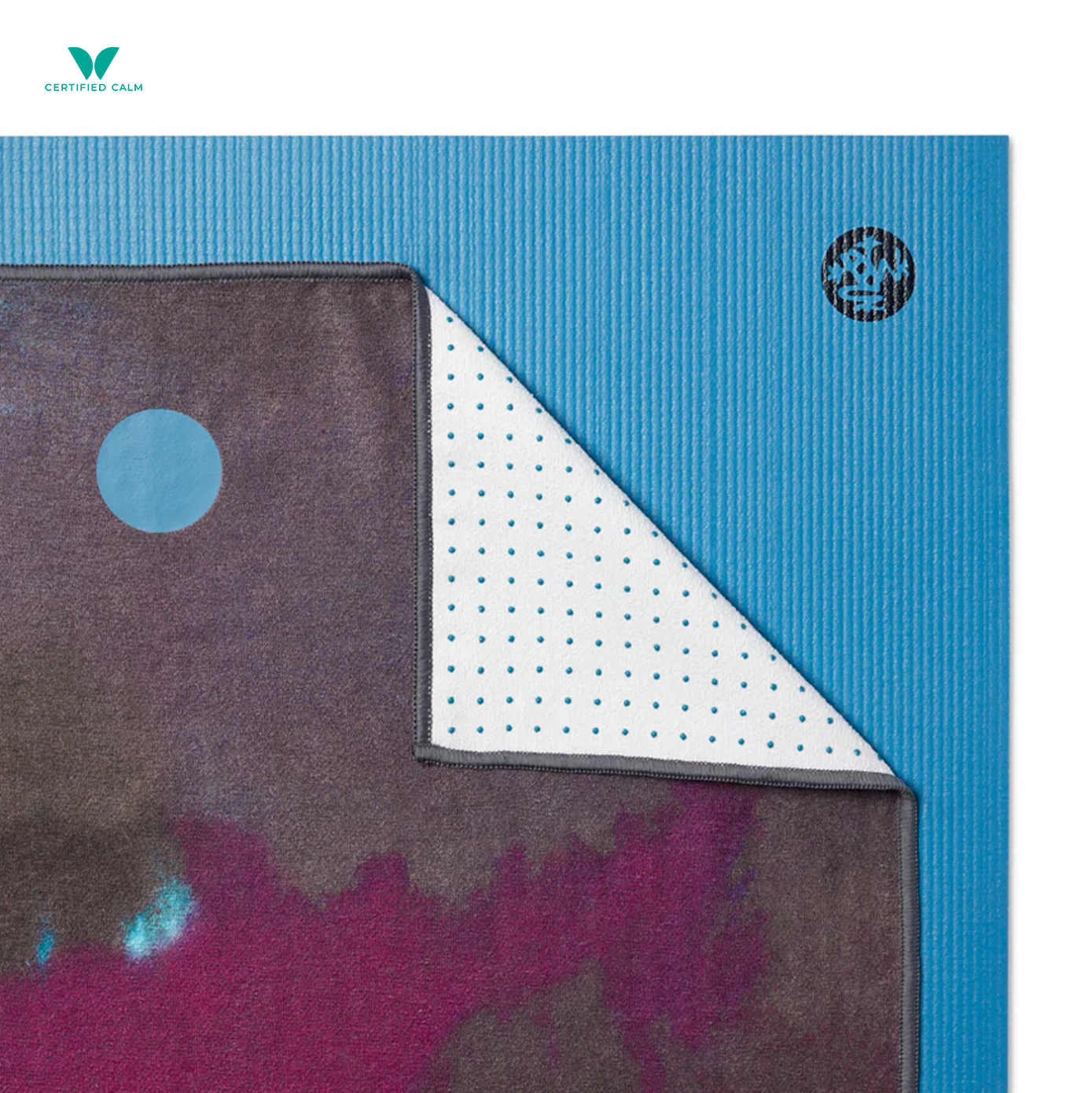 Manduka Yogitoes® Skidless Mat Towel 71" - Amethyst Vibe 2.0
