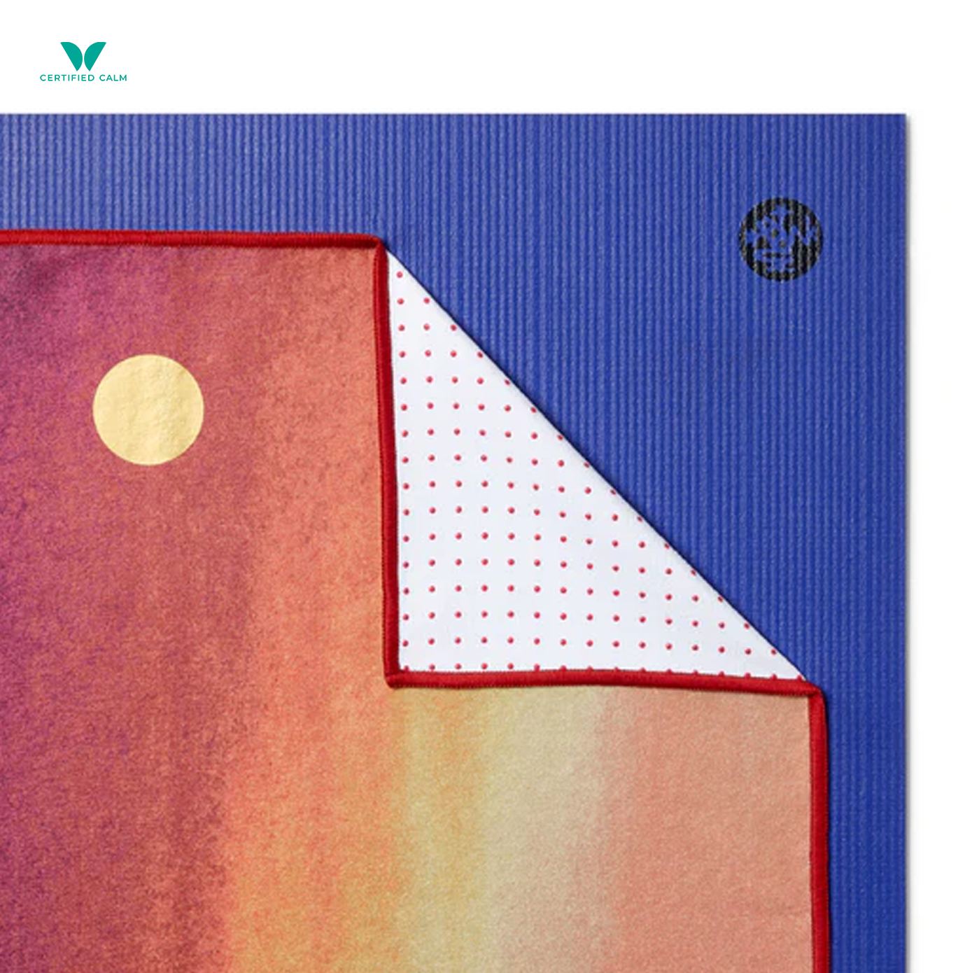 Manduka Yogitoes® Skidless Mat Towel 71" - Ruby Noble 2.0