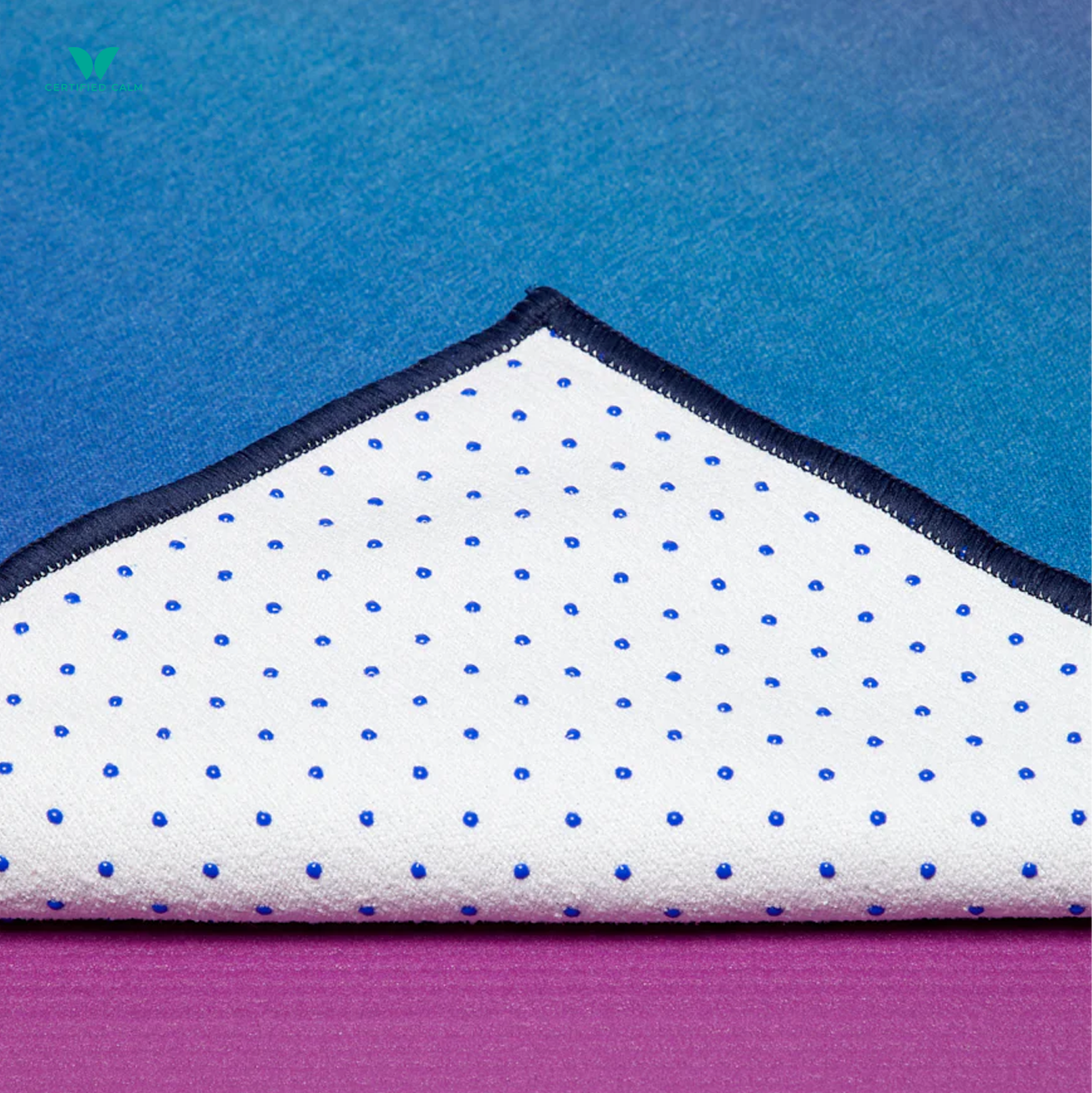 Manduka Yogitoes® Skidless Mat Towel 71" - Amethyst Array 2.0