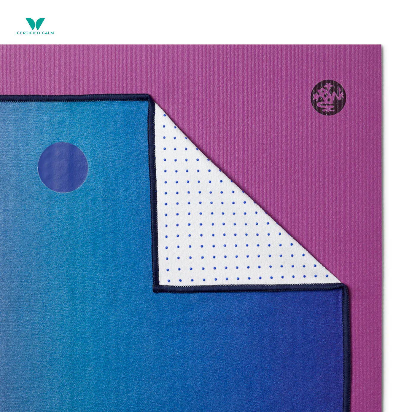 Manduka Yogitoes® Skidless Mat Towel 71" - Amethyst Array 2.0
