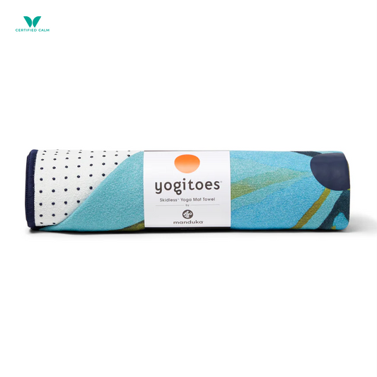 Manduka Yogitoes® Skidless Mat Towel 71" - Emerald Enlightenment 2.0