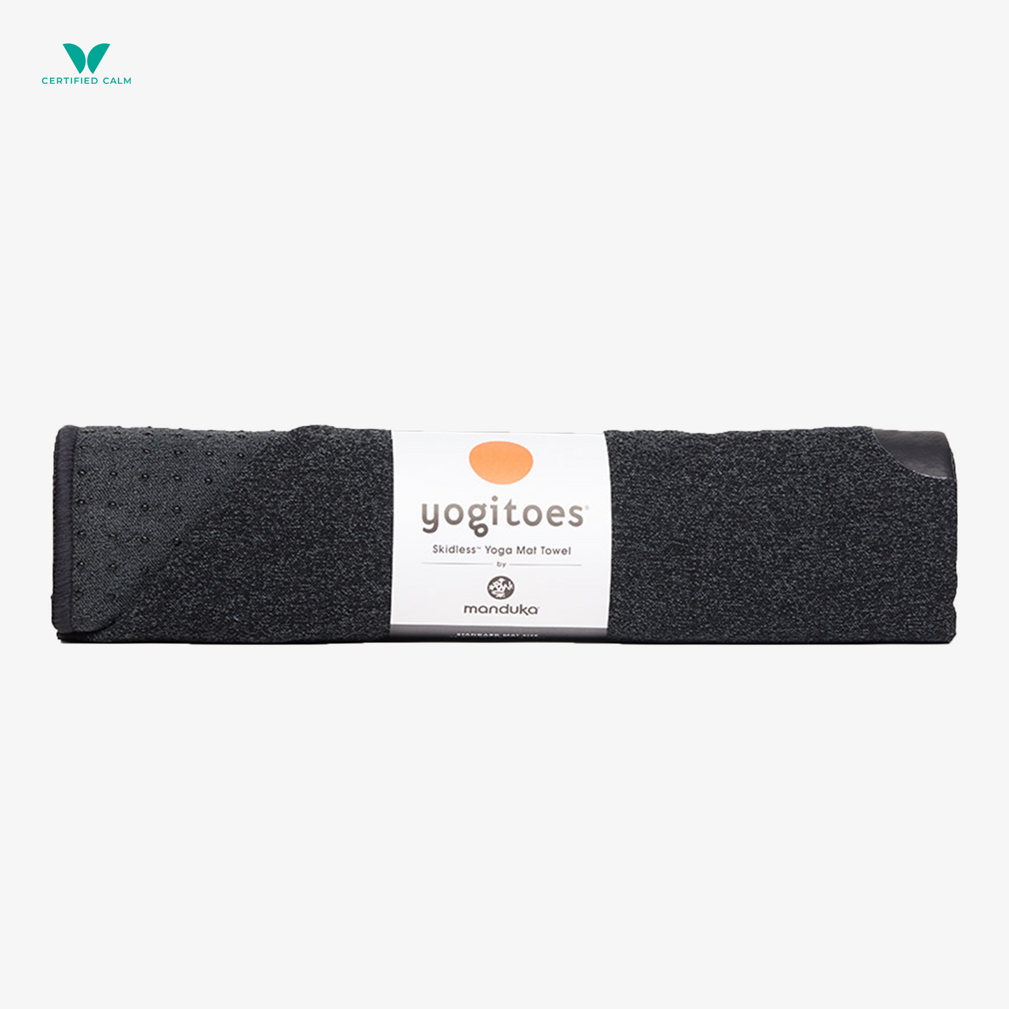 Manduka Yogitoes® Skidless Mat Towel 71" - Onyx