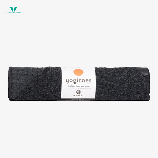 Manduka Yogitoes® Skidless Mat Towel 71" - Onyx