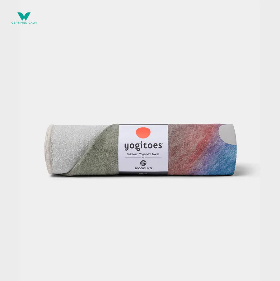 Manduka Yogitoes® Skidless Mat Towel 71" - Shoreline Sand