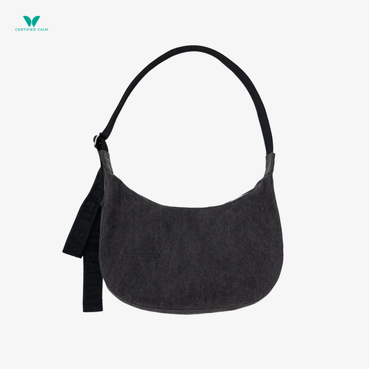 Baggu Medium Denim Crescent Bag
