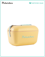 PolarBox Retro Cooler 12L - Yellow Cyan Pop