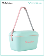 PolarBox Retro Cooler 20L - Cyan Rosa Pop