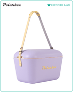 PolarBox Retro Cooler 20L - Lilac Yellow Classic