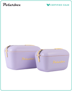 PolarBox Retro Cooler 20L - Lilac Yellow Classic