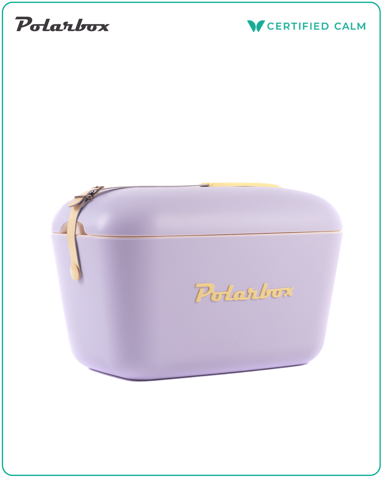 PolarBox Retro Cooler 20L - Lilac Yellow Pop