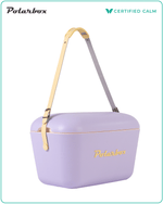 PolarBox Retro Cooler 20L - Lilac Yellow Pop