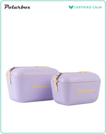 PolarBox Retro Cooler 20L - Lilac Yellow Pop