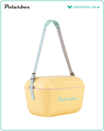 PolarBox Retro Cooler 20L - Yellow Cyan Classic