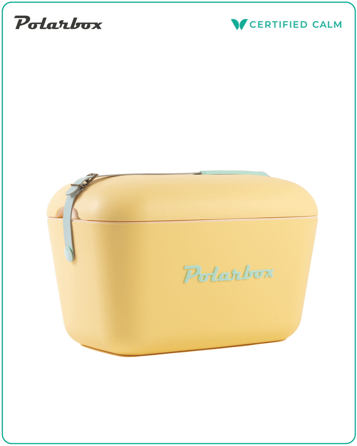 PolarBox Retro Cooler 20L - Yellow Cyan Pop