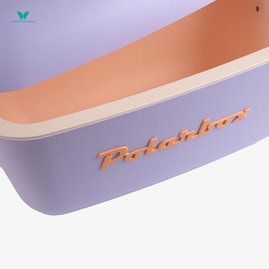 PolarBox Retro Cooler 12L -  Lilac Orange Pop