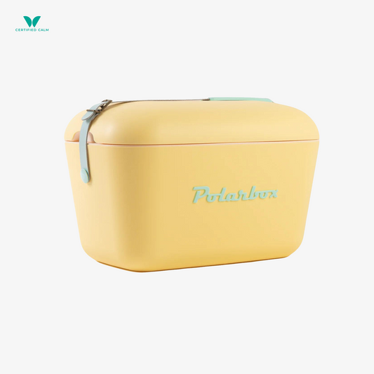 PolarBox Retro Cooler 20L - Yellow Cyan Pop