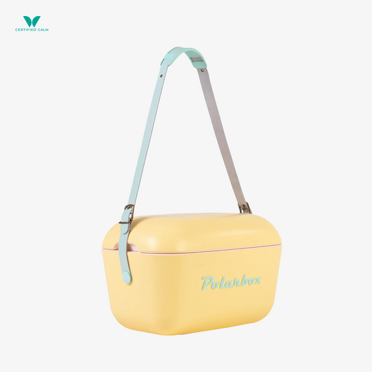PolarBox Retro Cooler 20L - Yellow Cyan Pop
