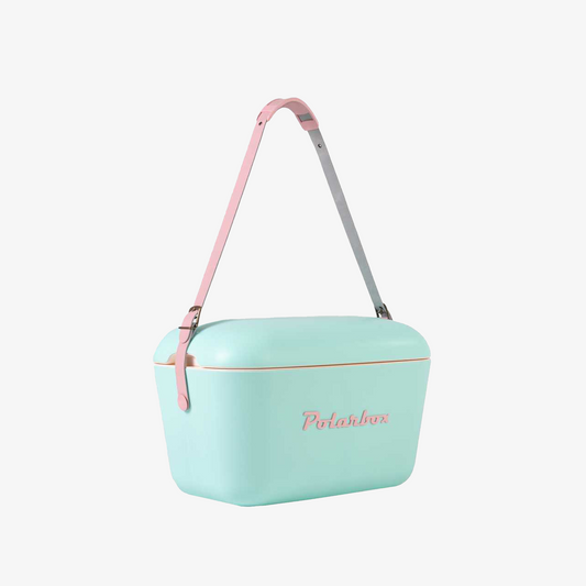 PolarBox Retro Cooler 12L - Cyan Rosa Pop