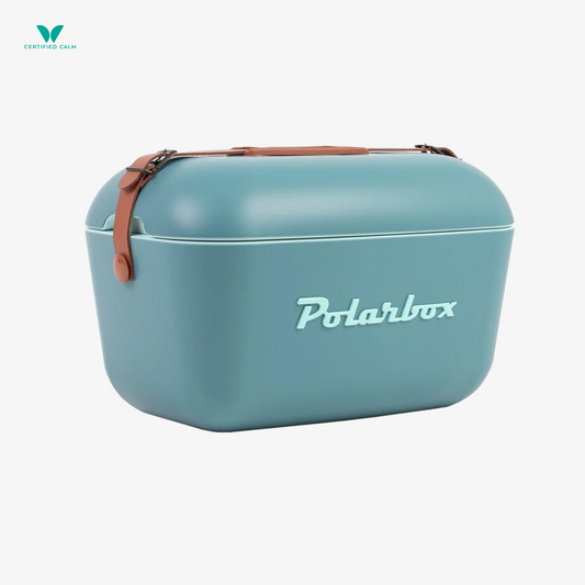 PolarBox Retro Cooler 20L - Ocean Blue Classic