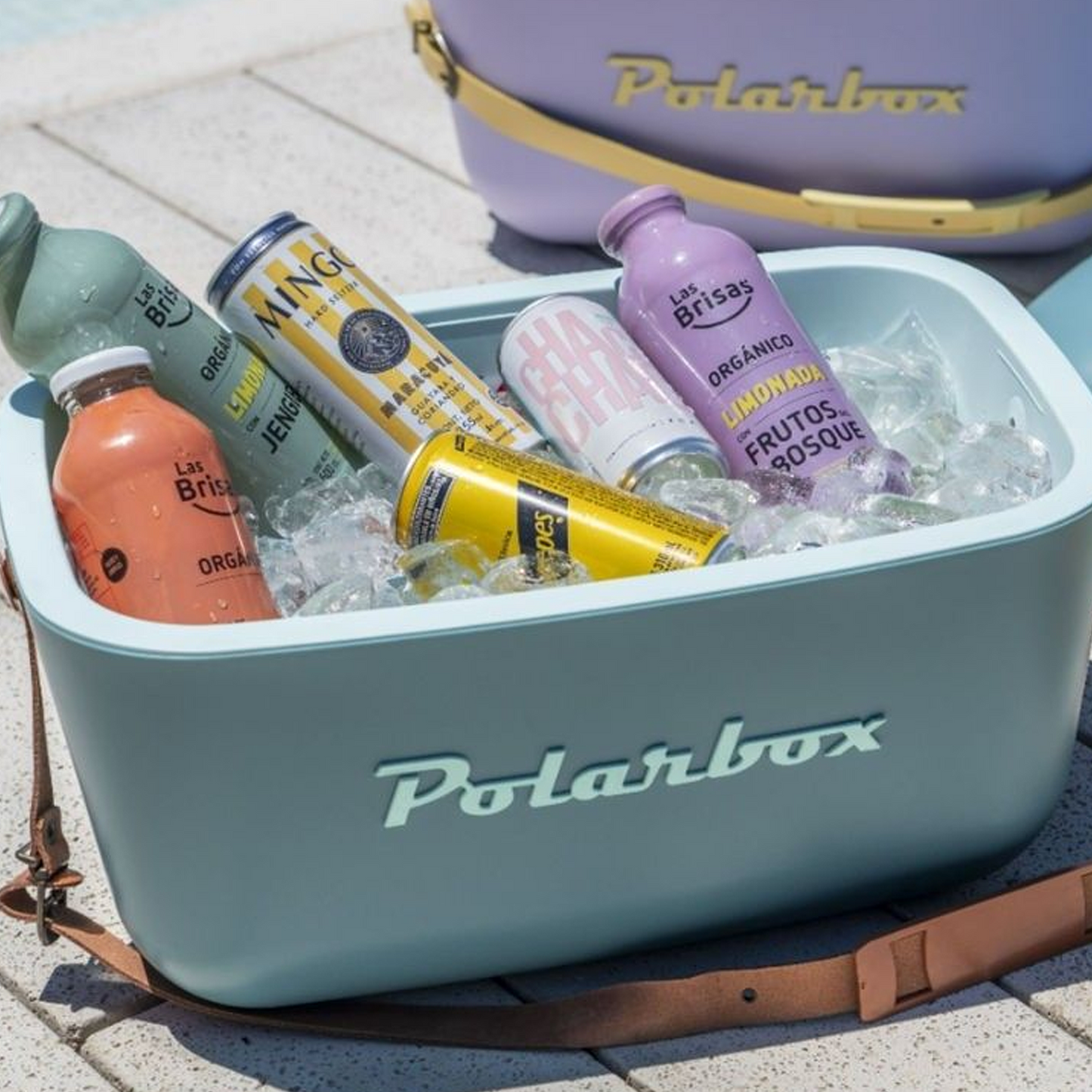 PolarBox Retro Cooler 20L - Ocean Blue Classic