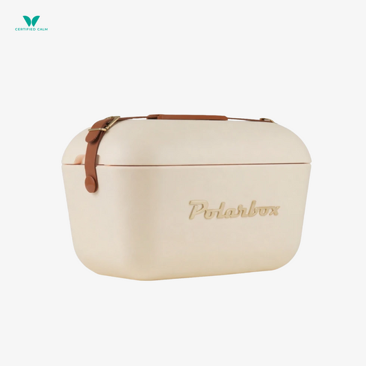 PolarBox Retro Cooler 12L-Cream Gold