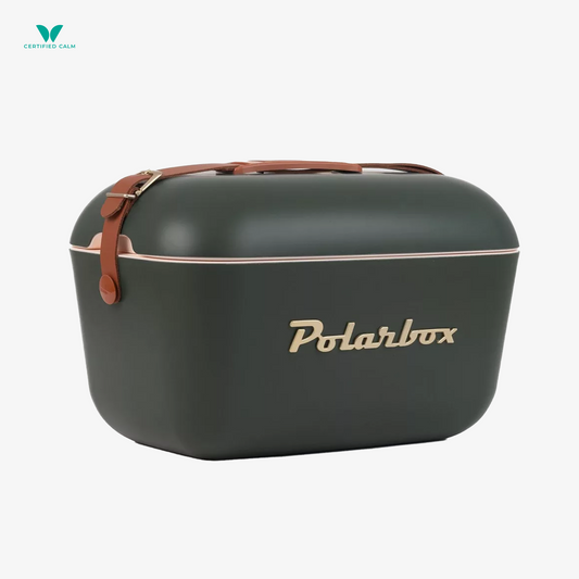 PolarBox Retro Cooler 20L-Green Forest Gold