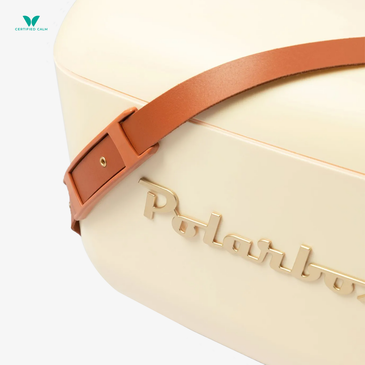 PolarBox Retro Cooler 12L-Cream Gold