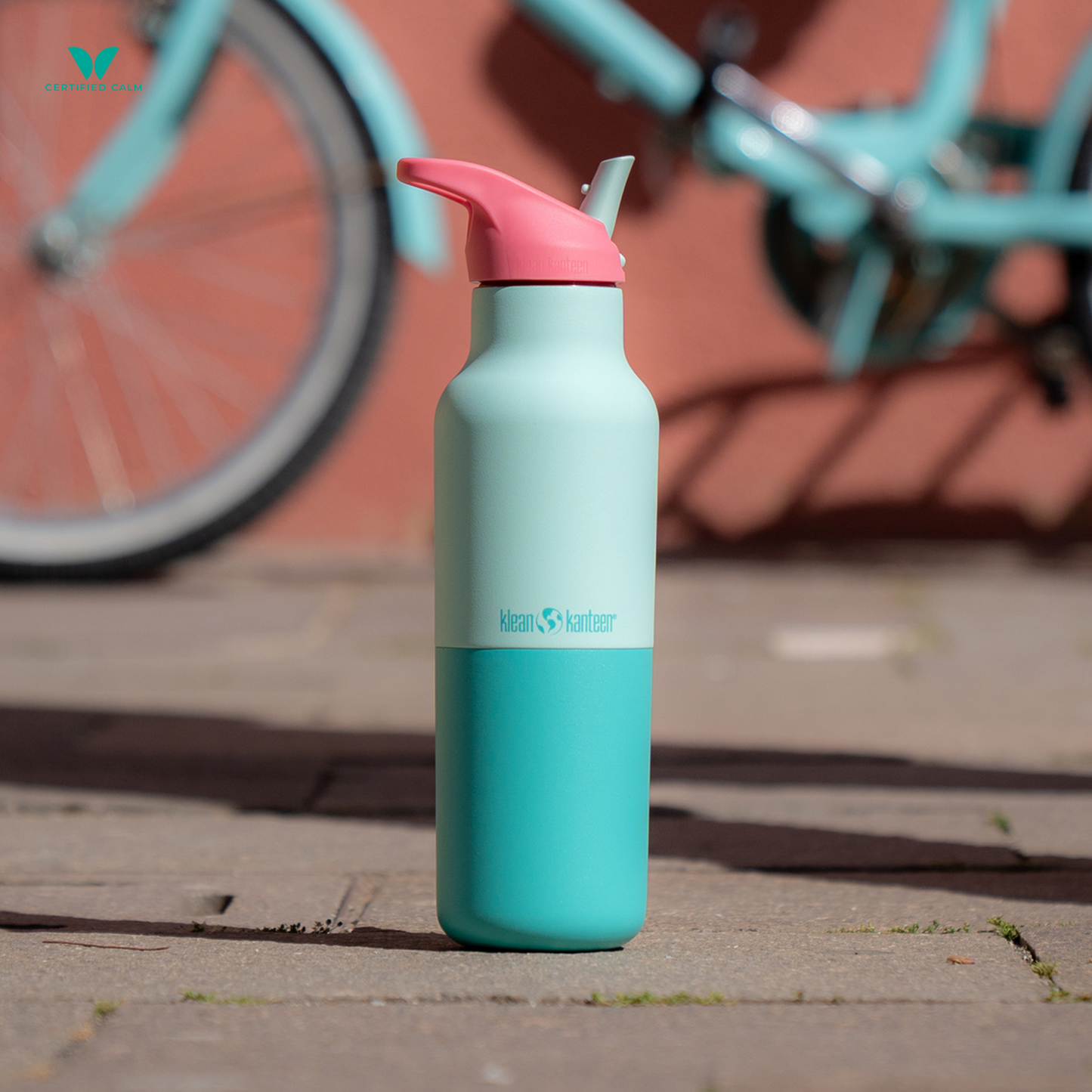 Klean Kanteen Rise 16oz Classic (w/ Flip Seal Sport Cap)