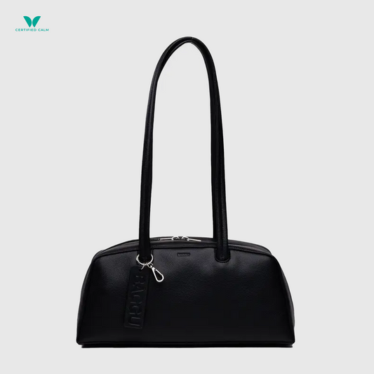 Baggu Recycled Leather Bowler Bag