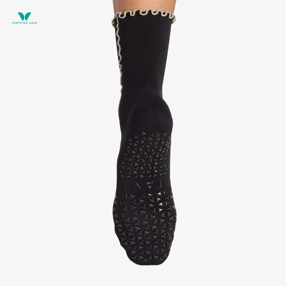 Tavi Noir Grip Socks Full Toe Kalea Ruffle