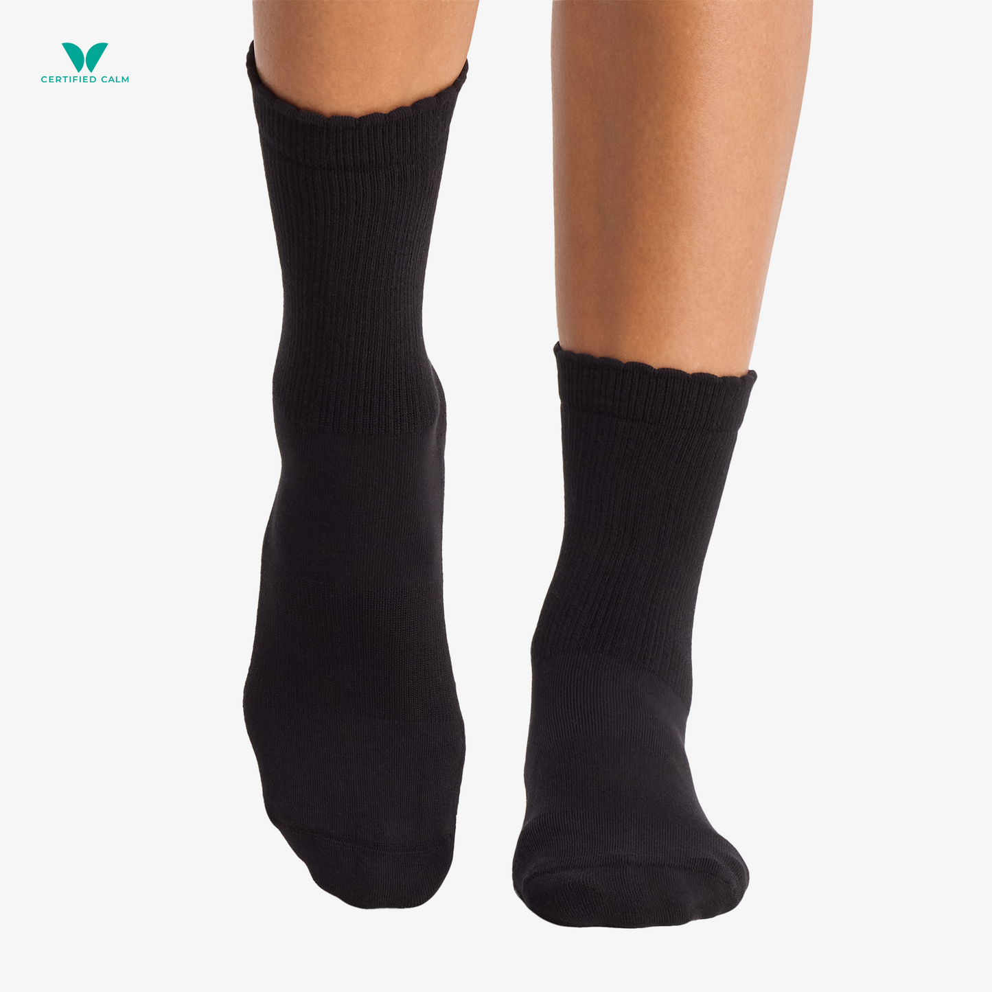 Tavi Noir Grip Socks Full Toe Kalea Scallop