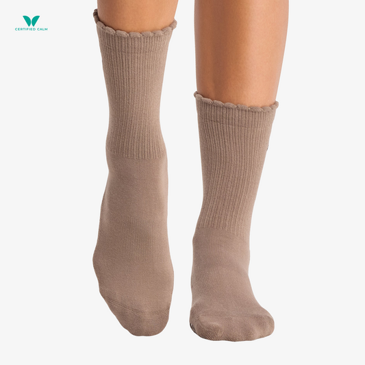 Tavi Noir Grip Socks Full Toe Kalea Scallop