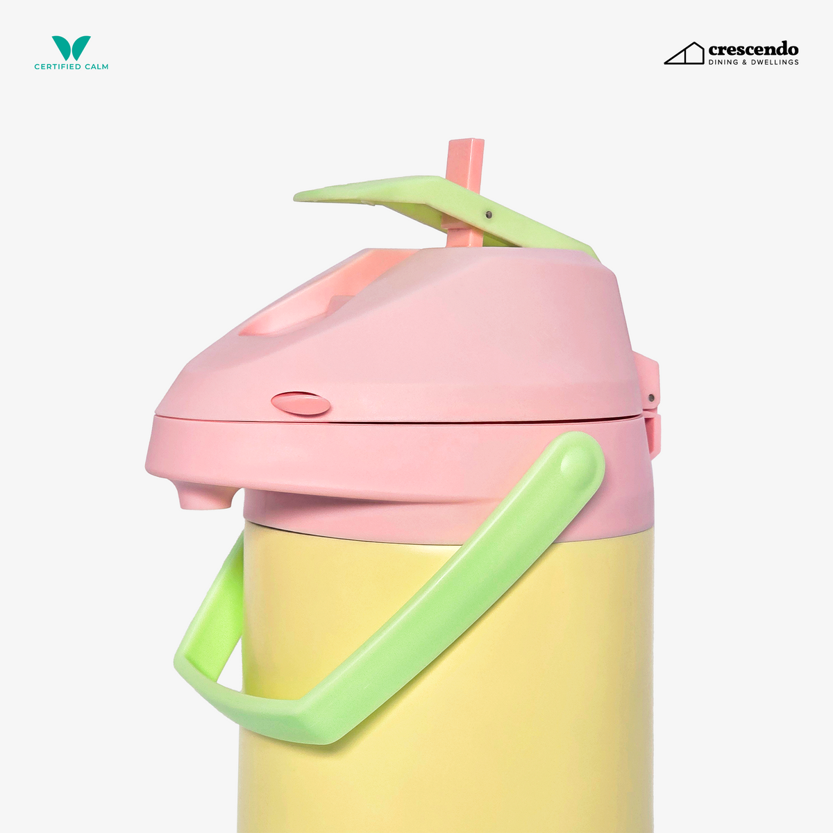Crescendo The Flow - 2.5L (Portable Insulated Beverage Dispenser) Lavender Pink