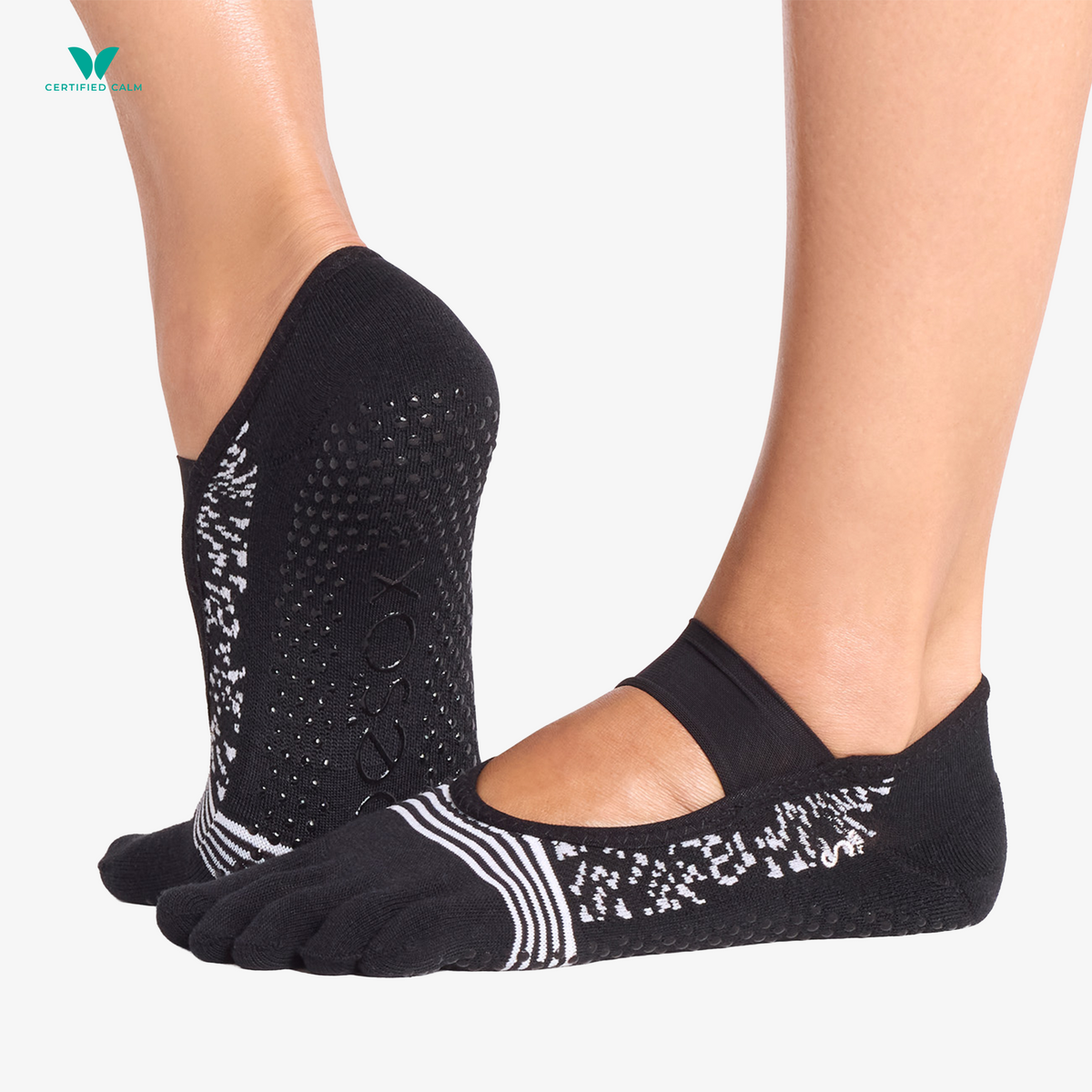ToeSox Grip Socks Full Toe Mia Tec