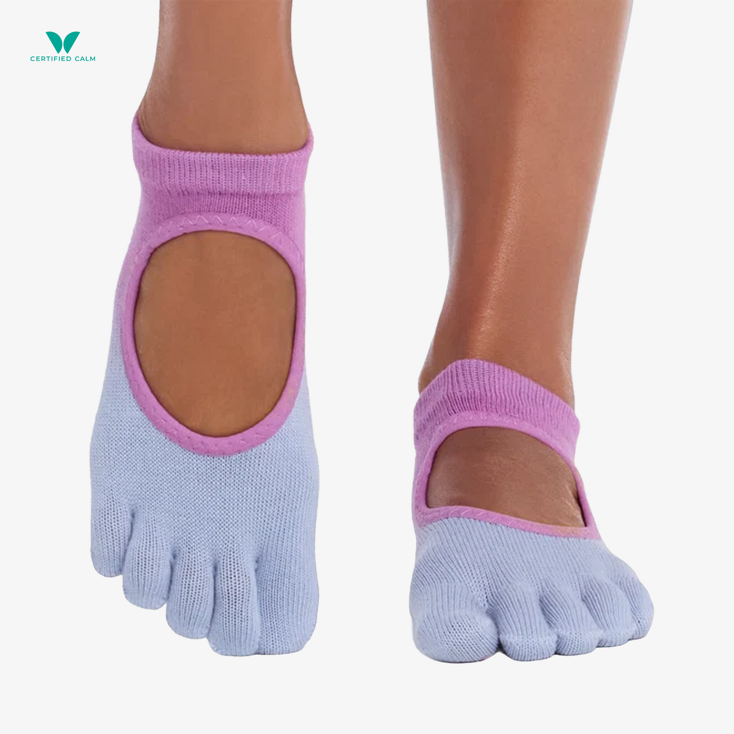 ToeSox Grip Socks Full Toe Bellarina