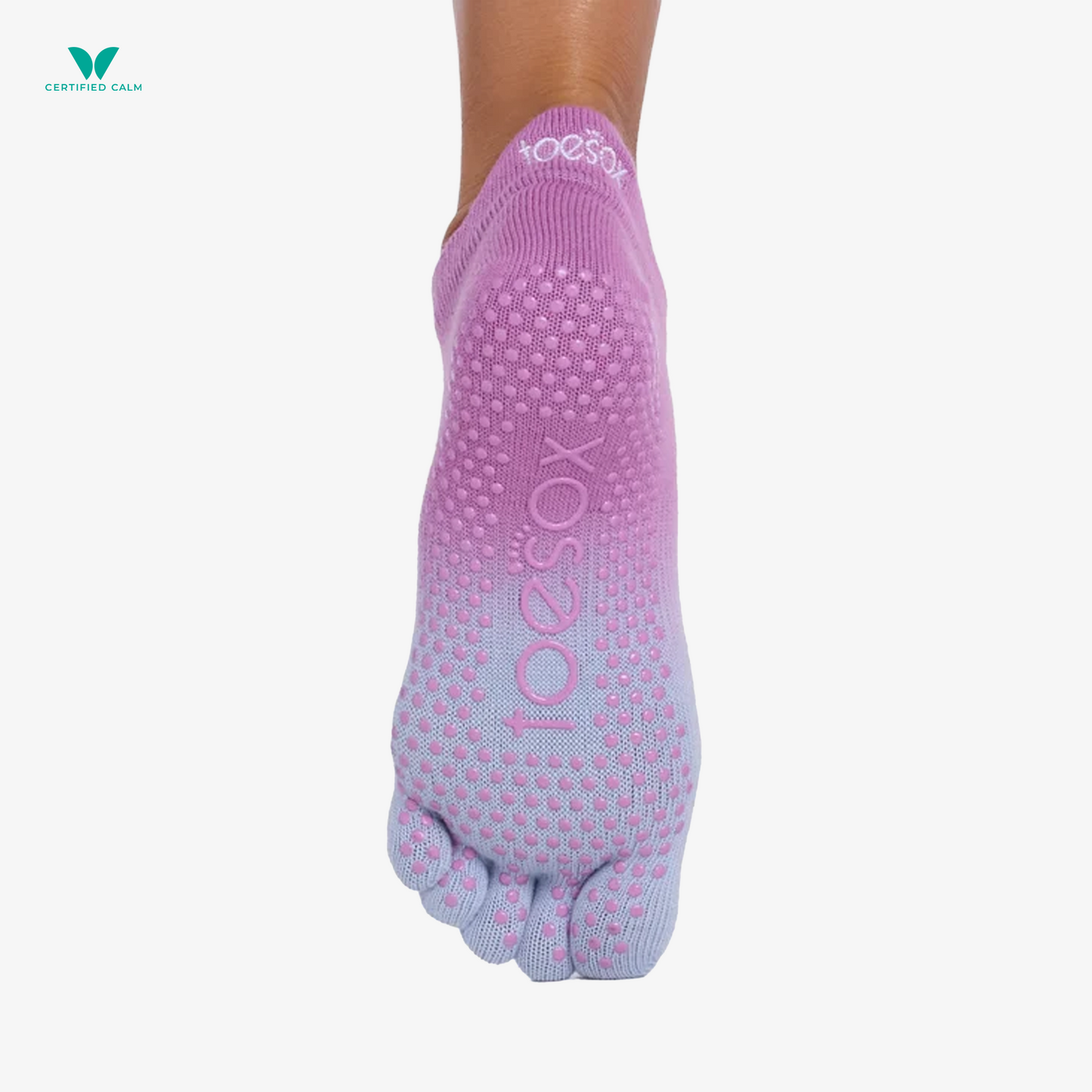 ToeSox Grip Socks Full Toe Bellarina