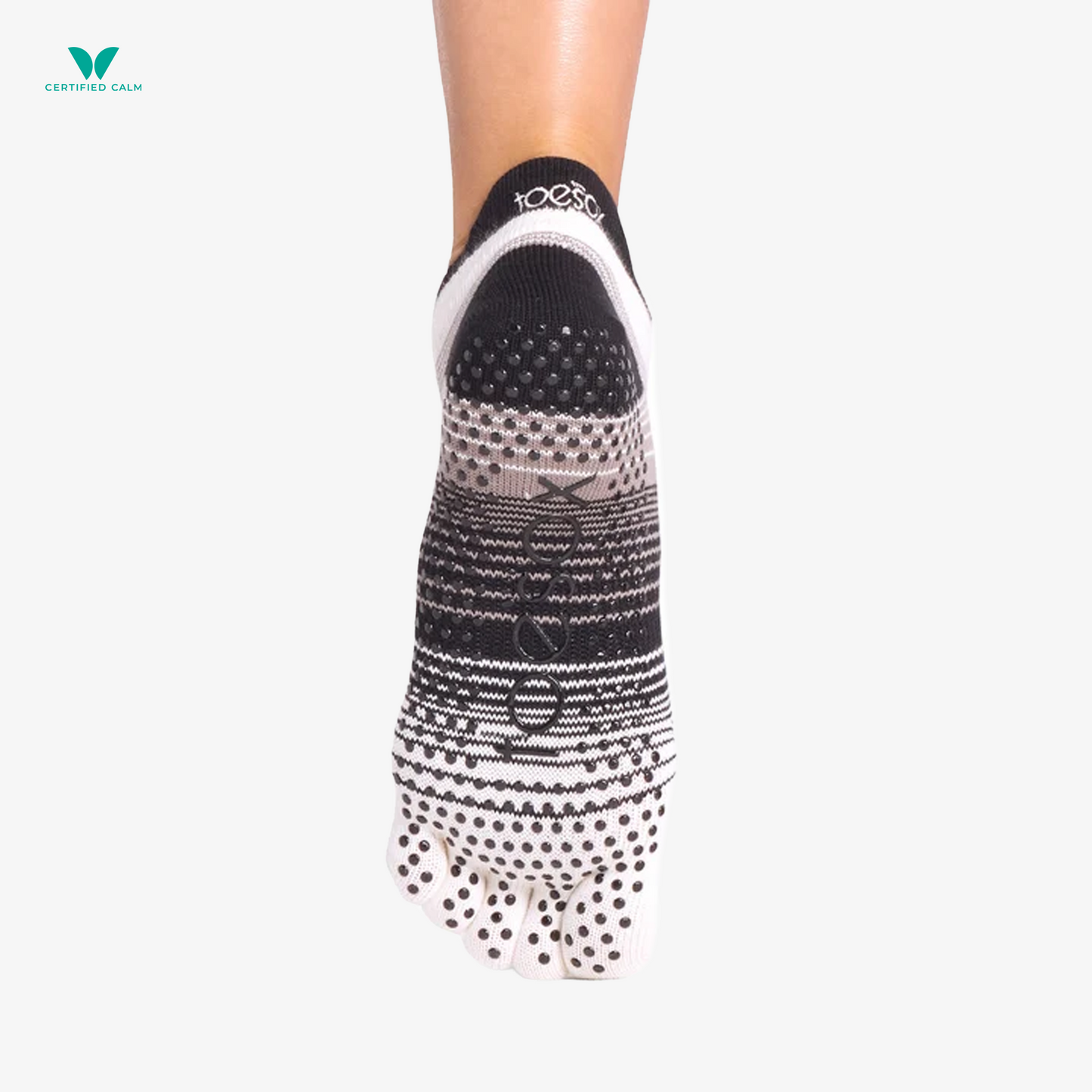 ToeSox Grip Socks Full Toe Bellarina