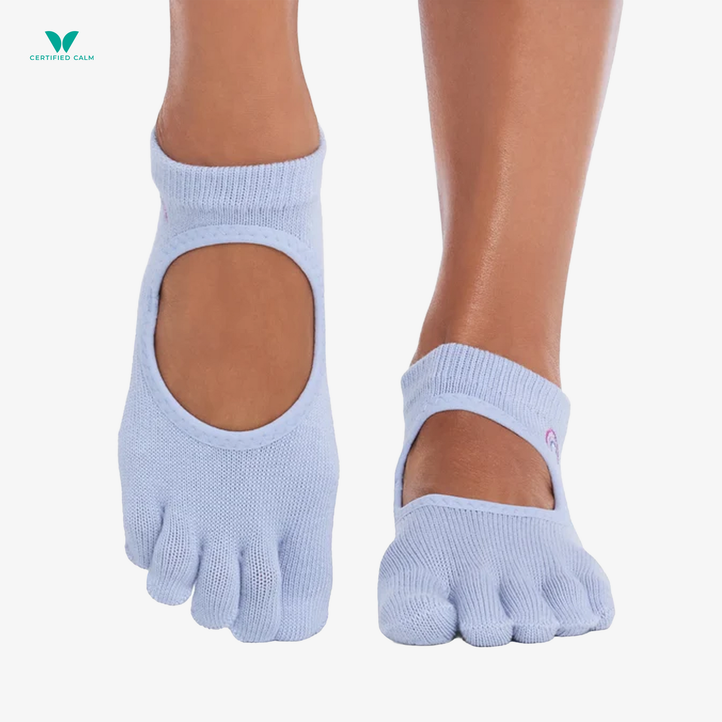 ToeSox Grip Socks Full Toe Bellarina