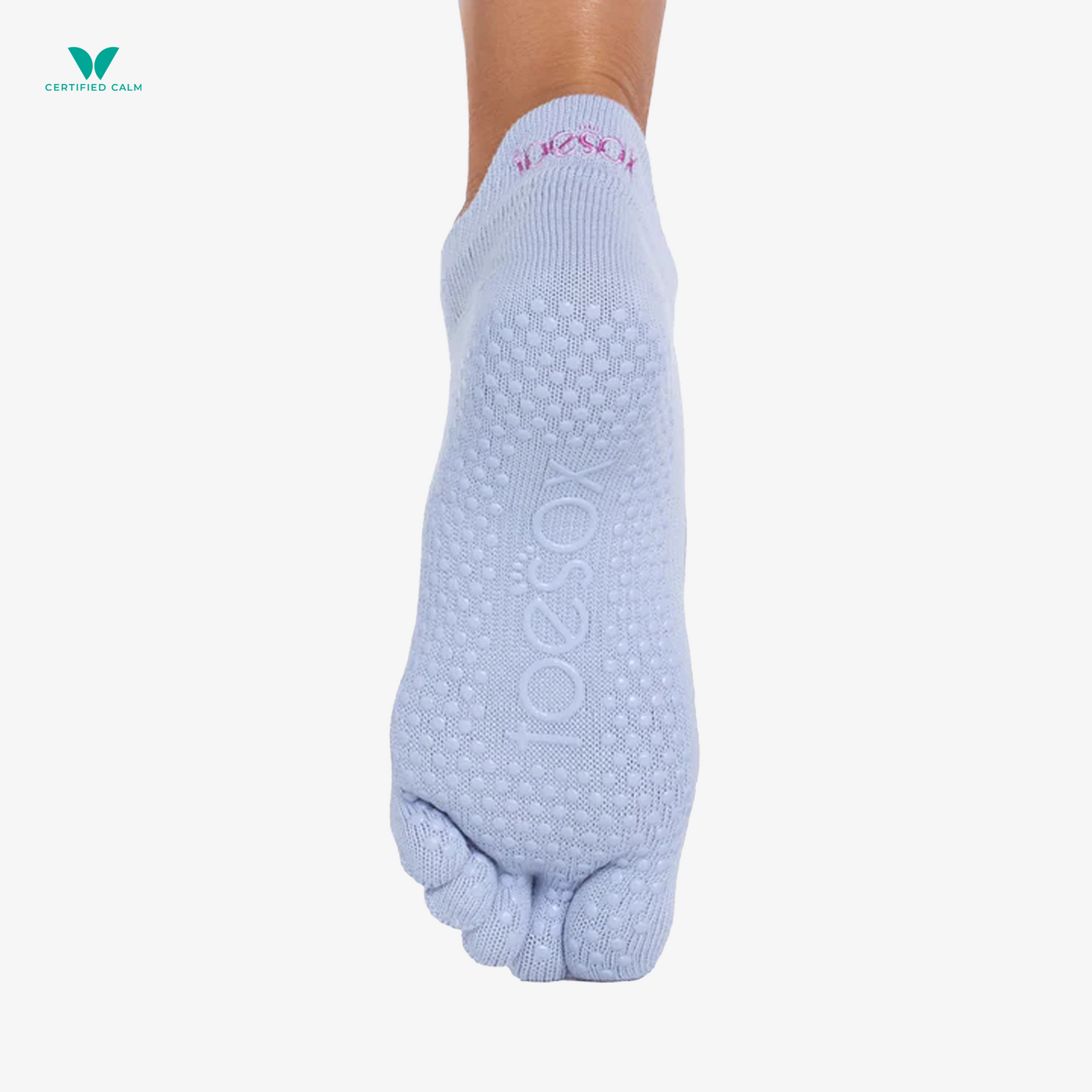 ToeSox Grip Socks Full Toe Bellarina