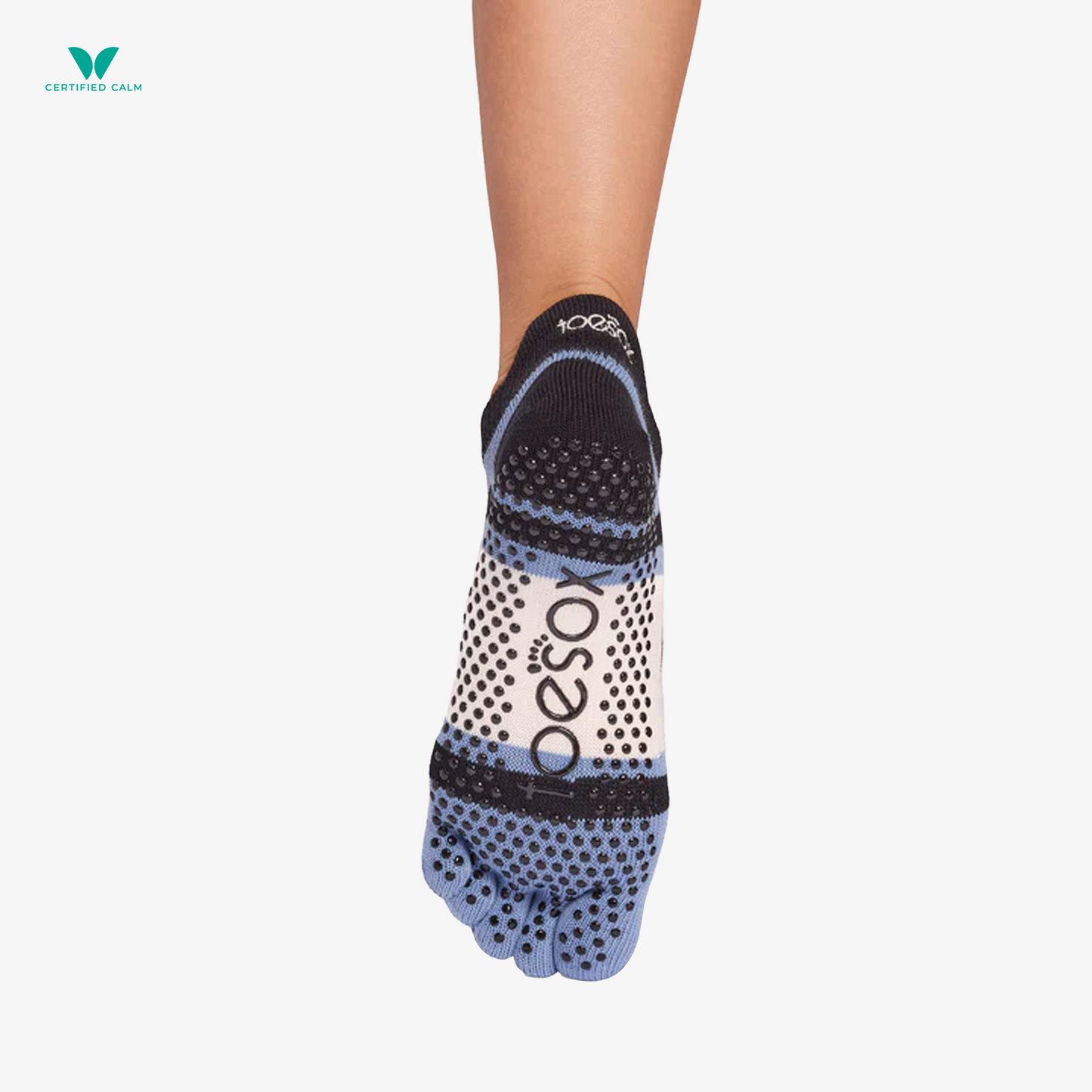 ToeSox Grip Socks Full Toe Bellarina