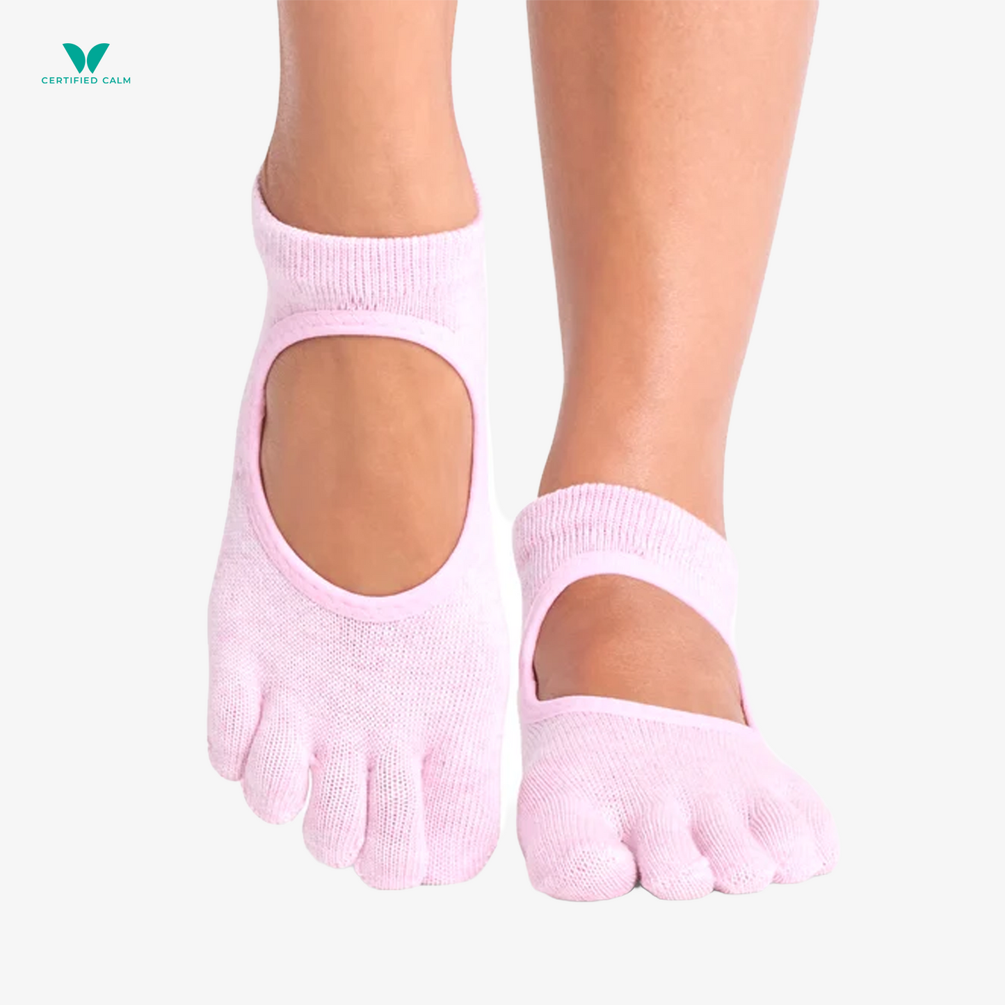 ToeSox Grip Socks Full Toe Bellarina